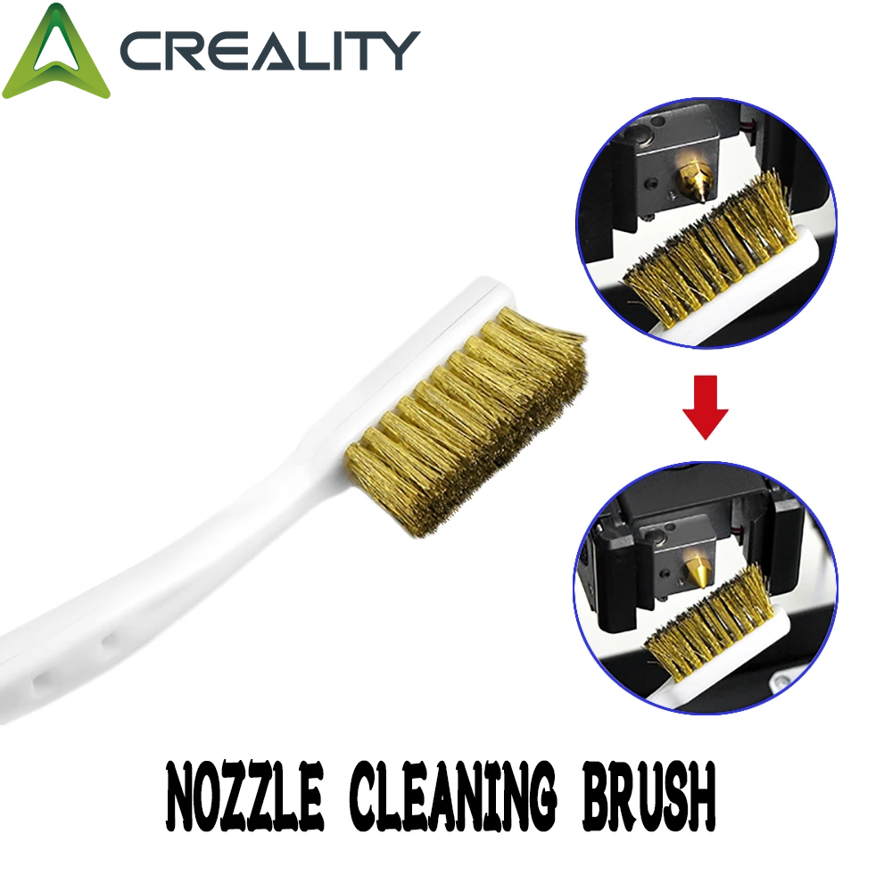 Creality Printer Ender 3 - 1/2/3 buah nozel sikat gigi kawat