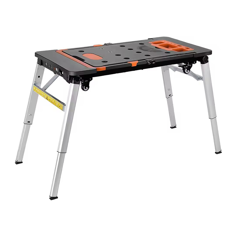 Workbench Portable Fold - Troli Utilitas Lipat Multifungsi 7-in-1, Meja