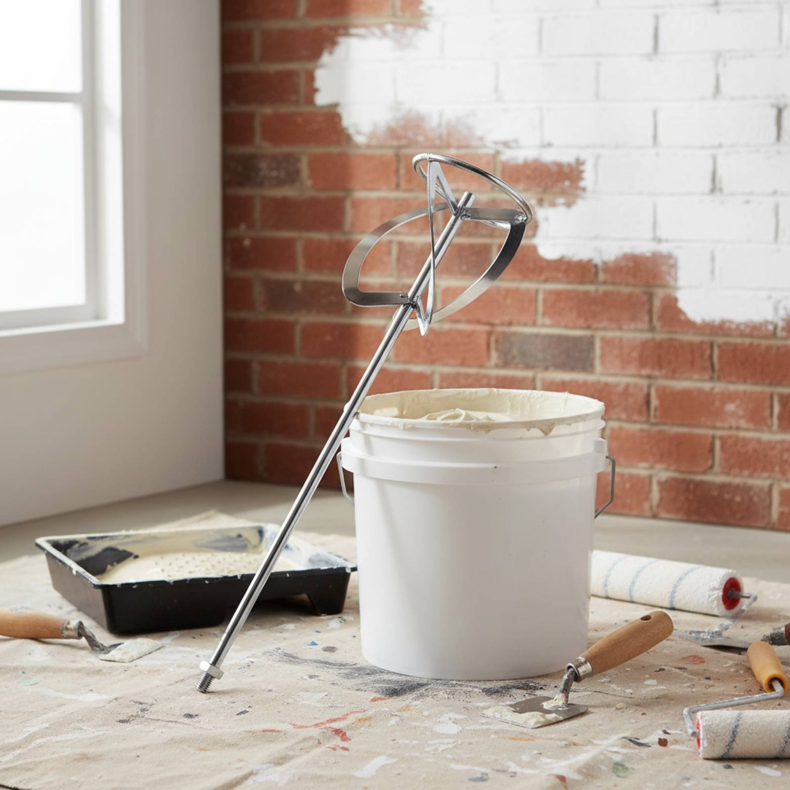 Workshop Tools Uses - Pengaduk Semen Tahan Lama, Aksesori Bor