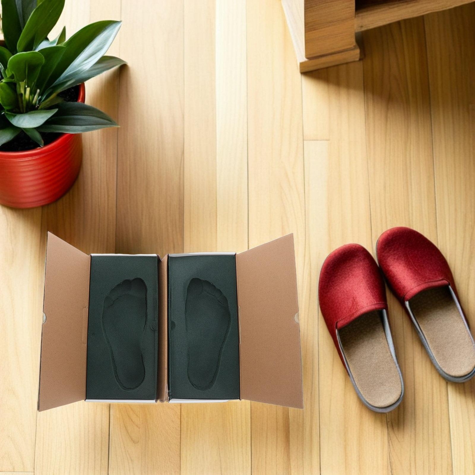Workshop Tools Uses - 2Pcs Kit Cetakan Kaki Kotak Spons