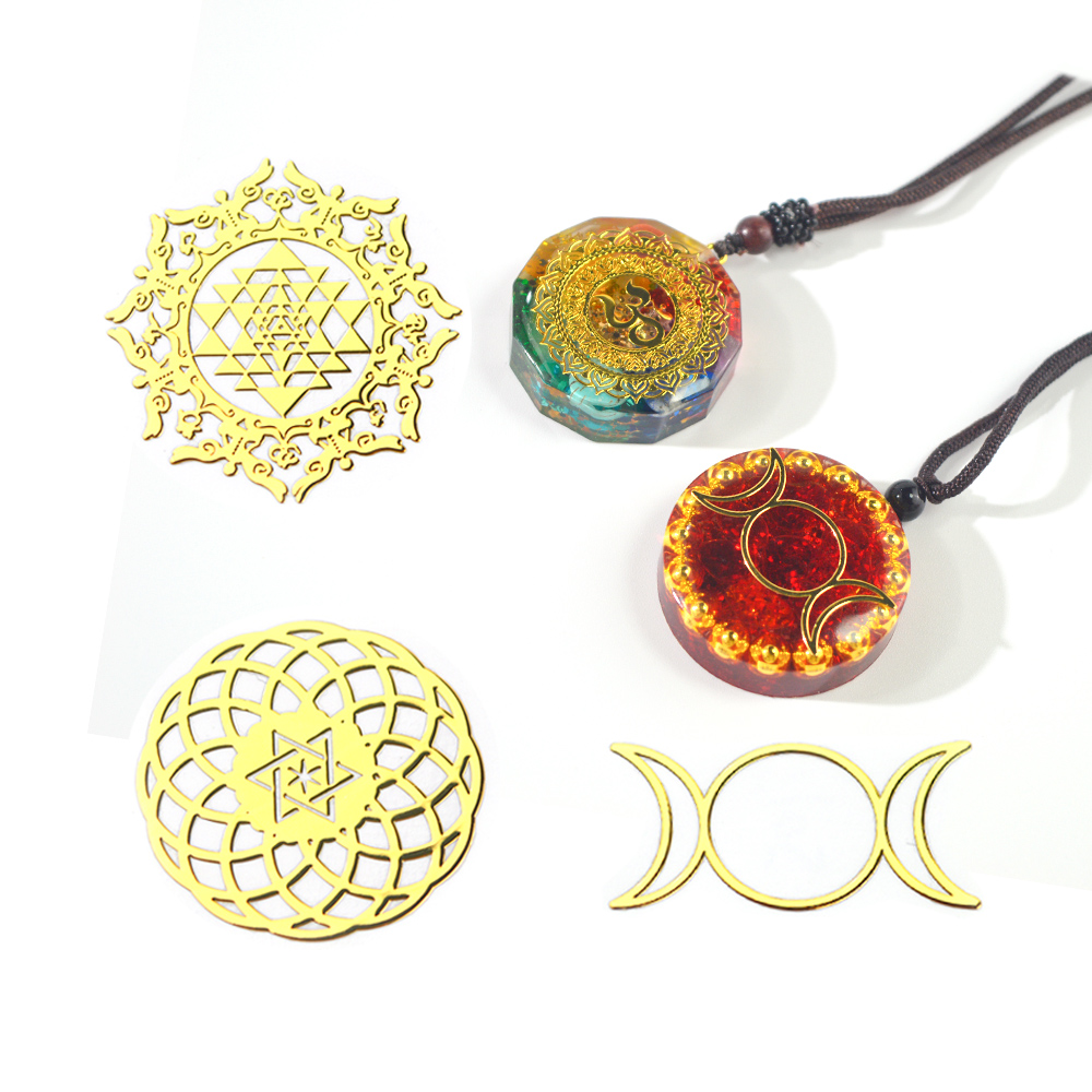 Tools Jewelry Making - JF068 Stiker Tembaga Orgonit Logam Baru