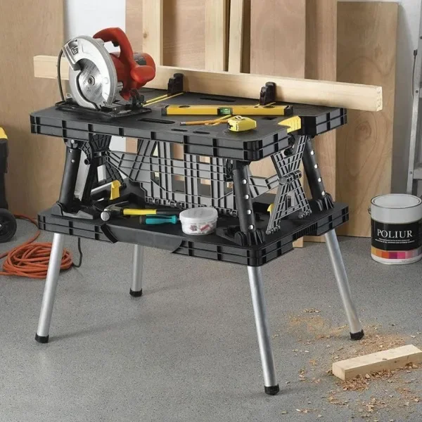 Workbench Portable Fold - Meja Kerja Lipat Portabel Tempat Penyimpanan