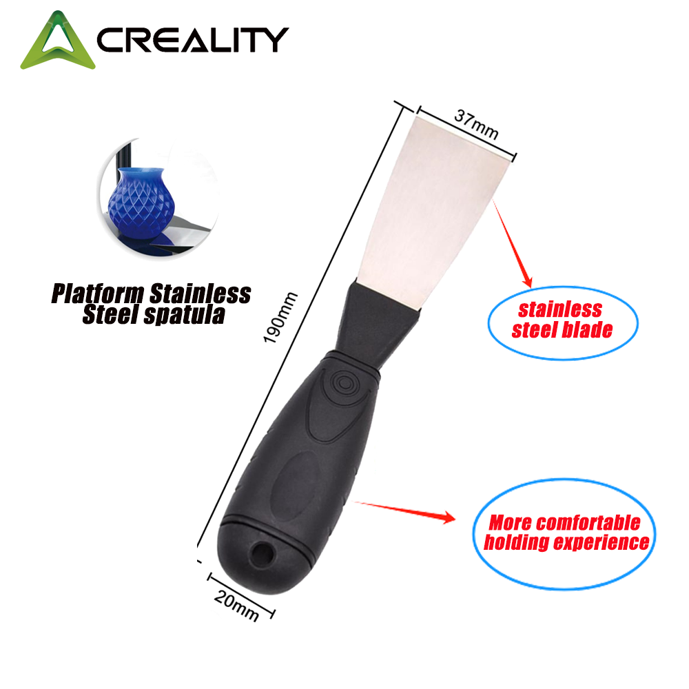 Alat Printer 3D: Spatula Pembu - Creality Printer Ender 3 ulasan dan harga