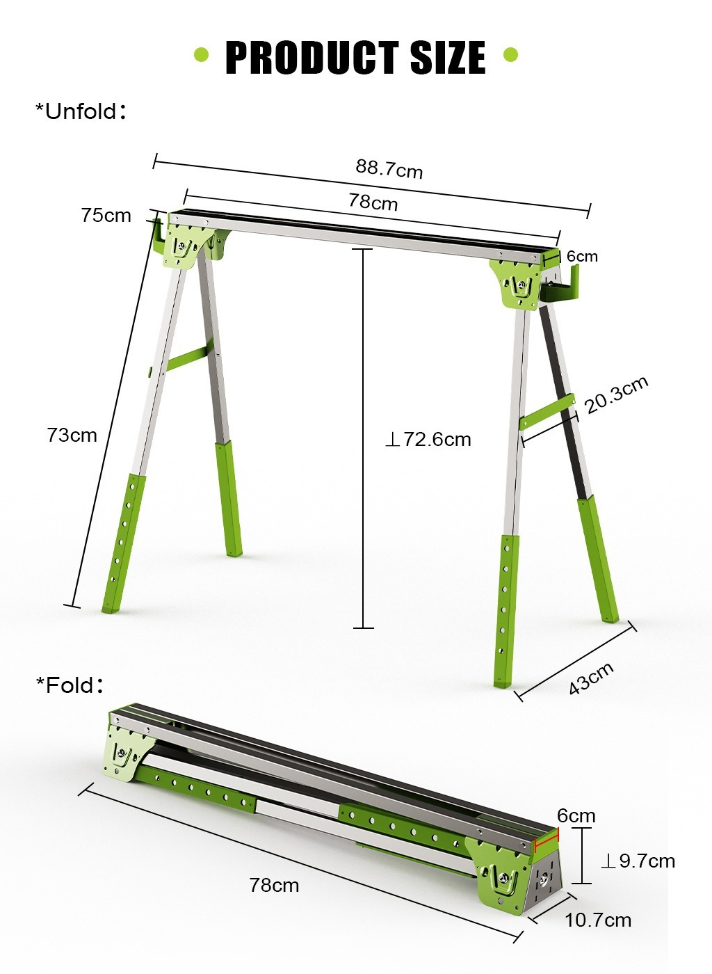 Meja kerja lipat dari besi, tu - Workbench Portable Fold ulasan dan harga