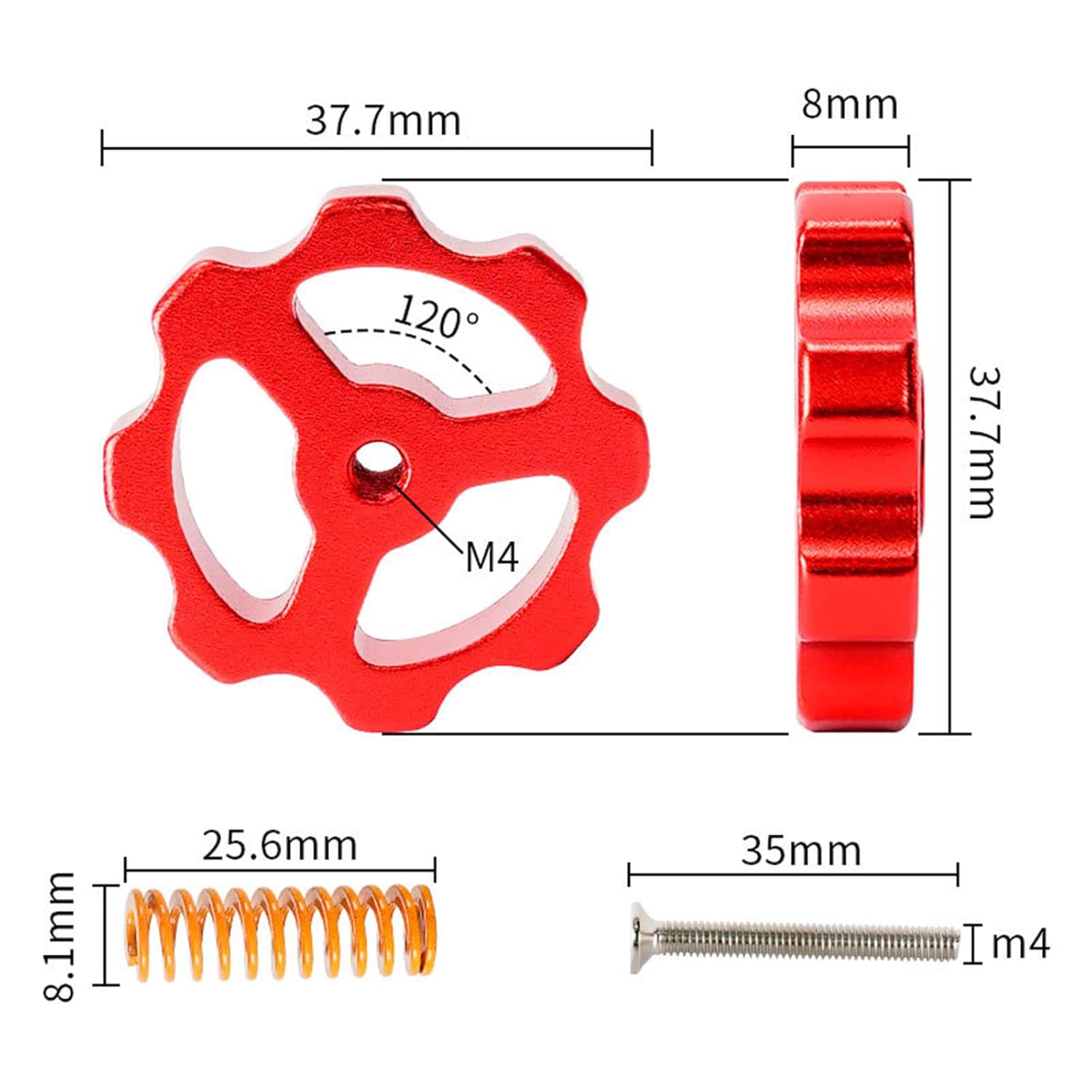 Mur Pengatur Ketinggian Metal  - Creality Printer Ender 3 ulasan dan harga