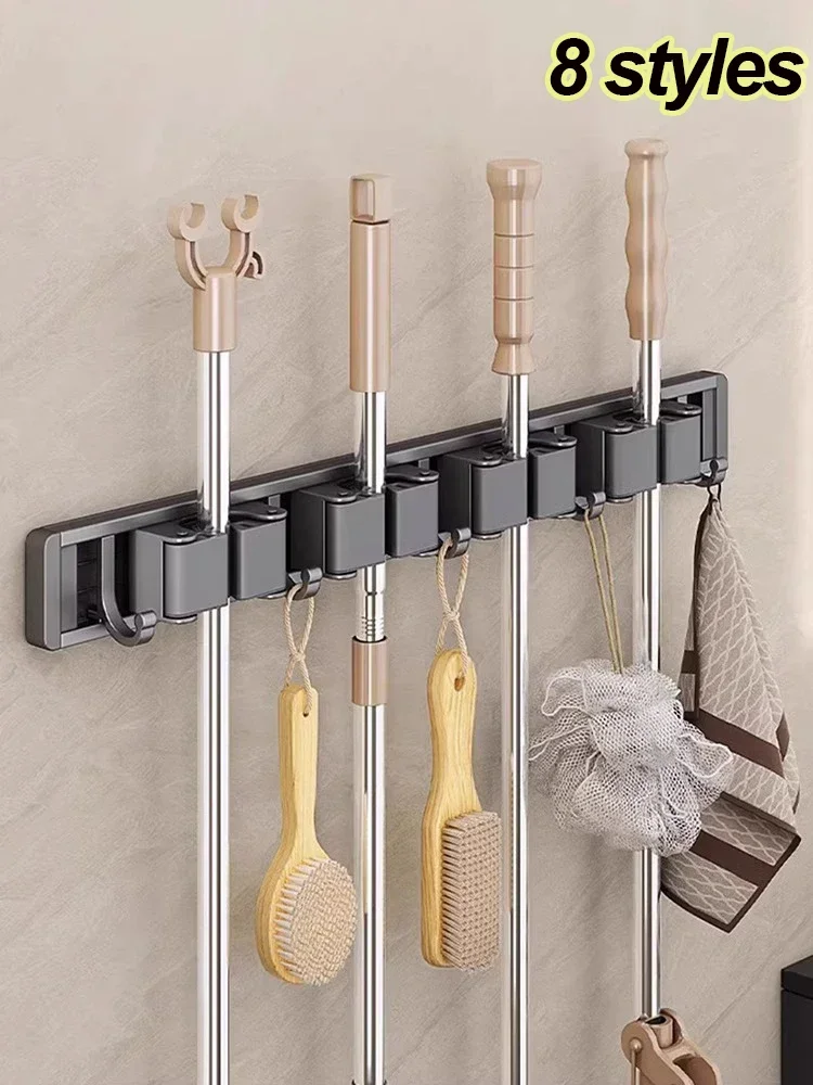 Pemegang alat pel dan sapu, ra - Workshop Tools On Wall ulasan dan harga