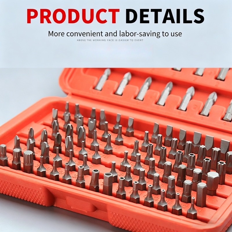 100PCS Set Mata Obeng, Kit Mat - Workshop Tools Uses ulasan dan harga