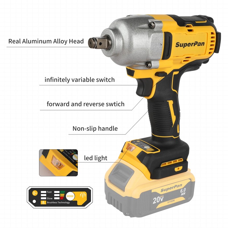 Kunci Impack Cordless Torsi Ti - Workshop Tools Uses ulasan dan harga