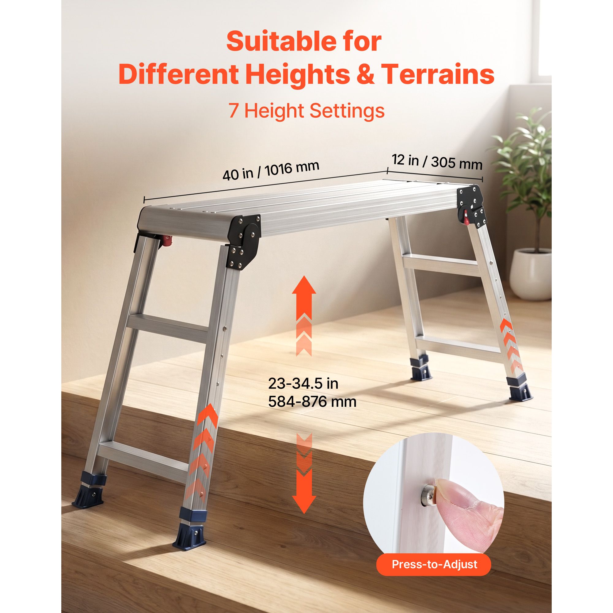 Platform Kerja Lipat, Tinggi D - Workbench Portable Fold ulasan dan harga